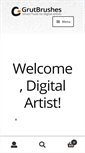 Mobile Screenshot of grutbrushes.com