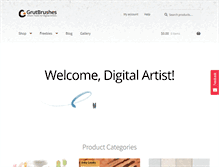 Tablet Screenshot of grutbrushes.com